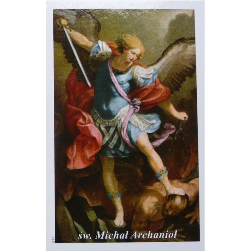 Obrazek św. Michał Archanioł (komplet 5 obrazków)