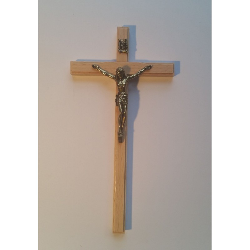Krzyż wiszący drewniany 19,5 cm