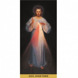Obrazek Jezusa Miłosiernego wzór Wileński (paczka 100 szt.) wersja 2