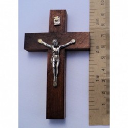 Krzyżyk wiszący drewniany 9 cm