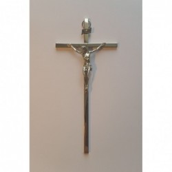 Krzyż wiszący metalowy 18 cm