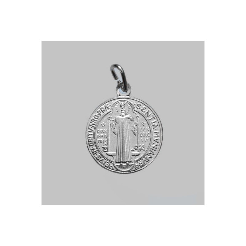 Medalik Krzyż św. Benedykta kasyneński (srebro 17x17 mm)