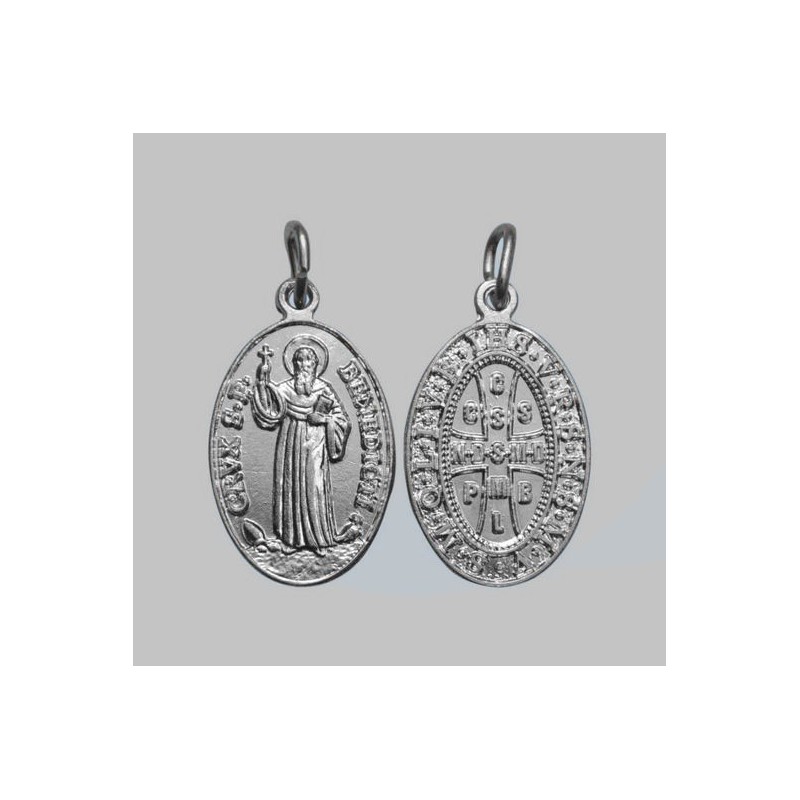 Medalik Krzyż św. Benedykta (srebro 15x21, mm)